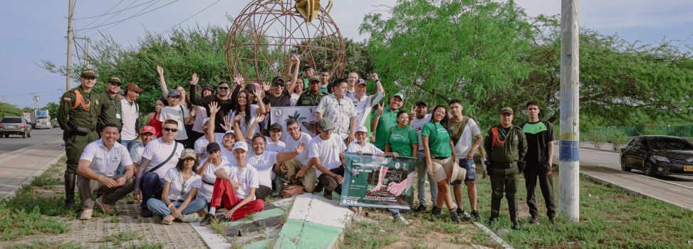 Corpoguajira sembró 1.000 plantas de mangle en el  área protegida Delta del río Ranchería